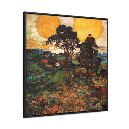 Land of the Sun 38, Gallery Canvas Wraps, Square Frame