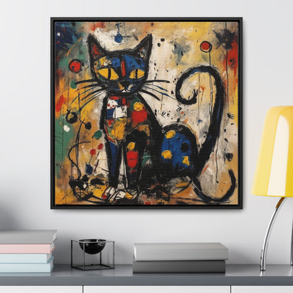 Cat 76, Gallery Canvas Wraps, Square Frame