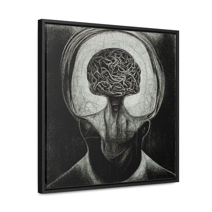 Brain 47, Valentinii, Gallery Canvas Wraps, Square Frame