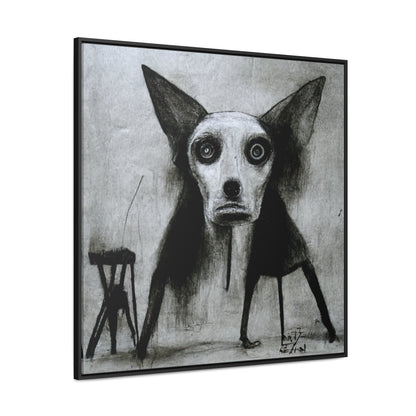 Dogs and Puppies 20, Valentinii, Gallery Canvas Wraps, Square Frame