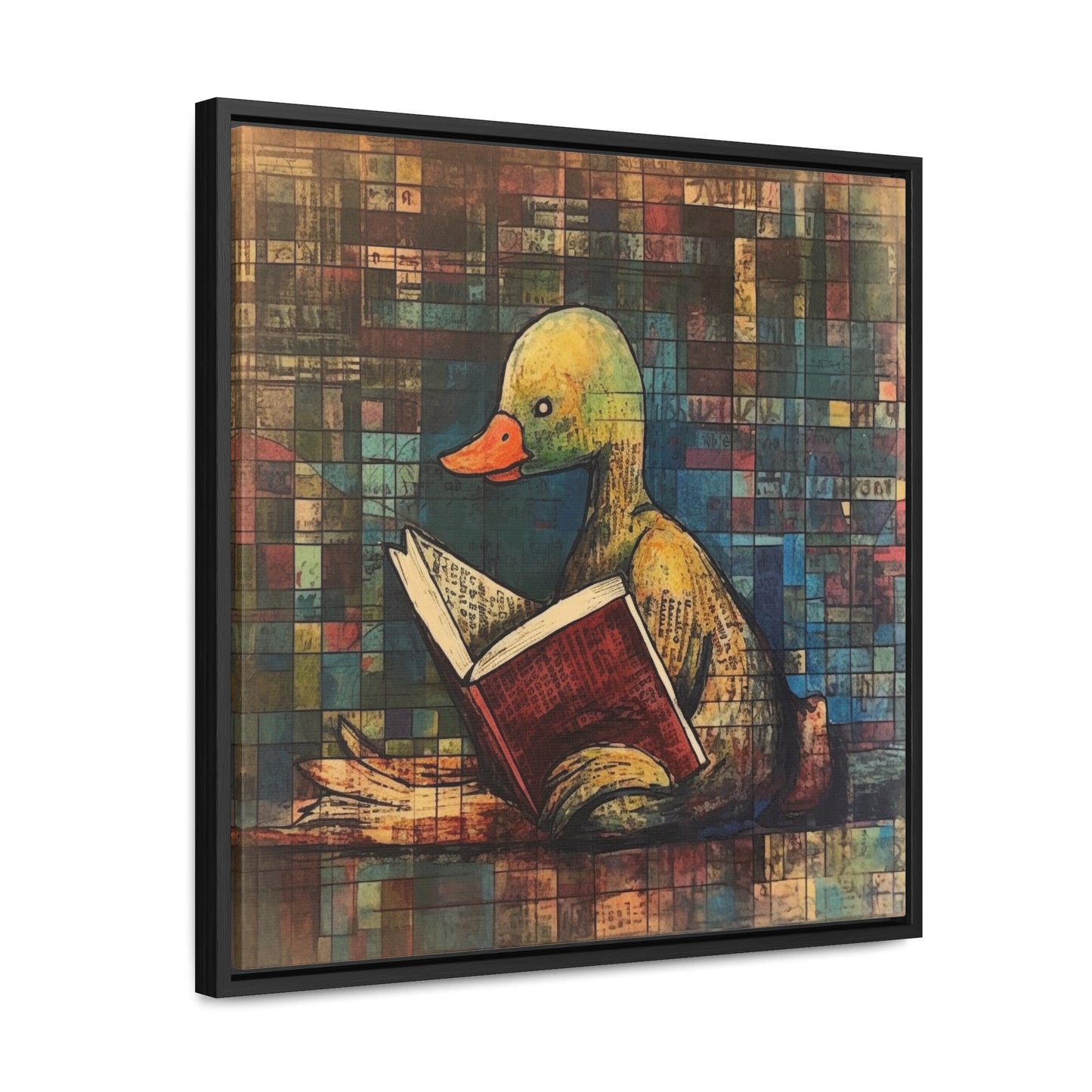 Duck 4, Gallery Canvas Wraps, Square Frame