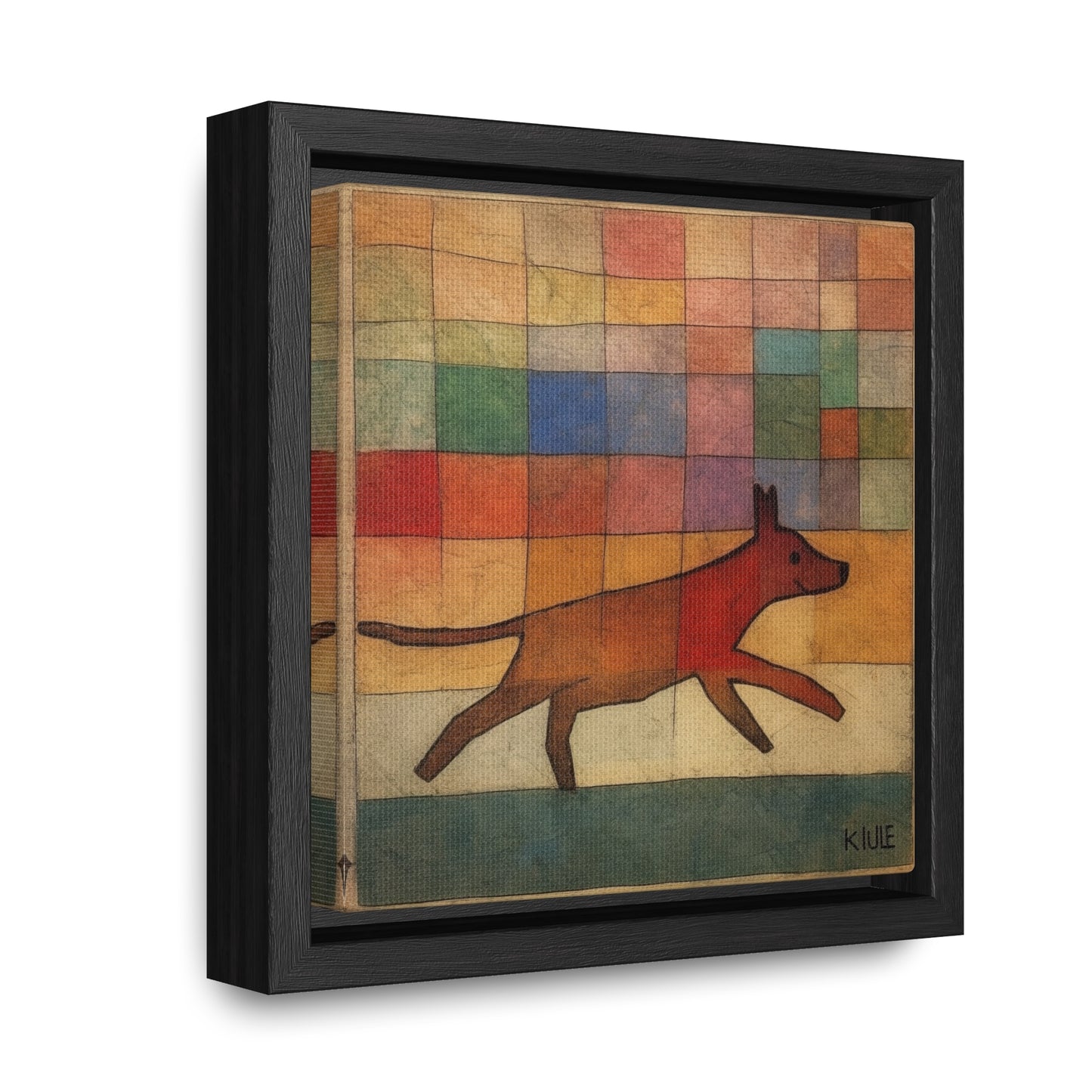 V Dog 7, Gallery Canvas Wraps, Square Frame