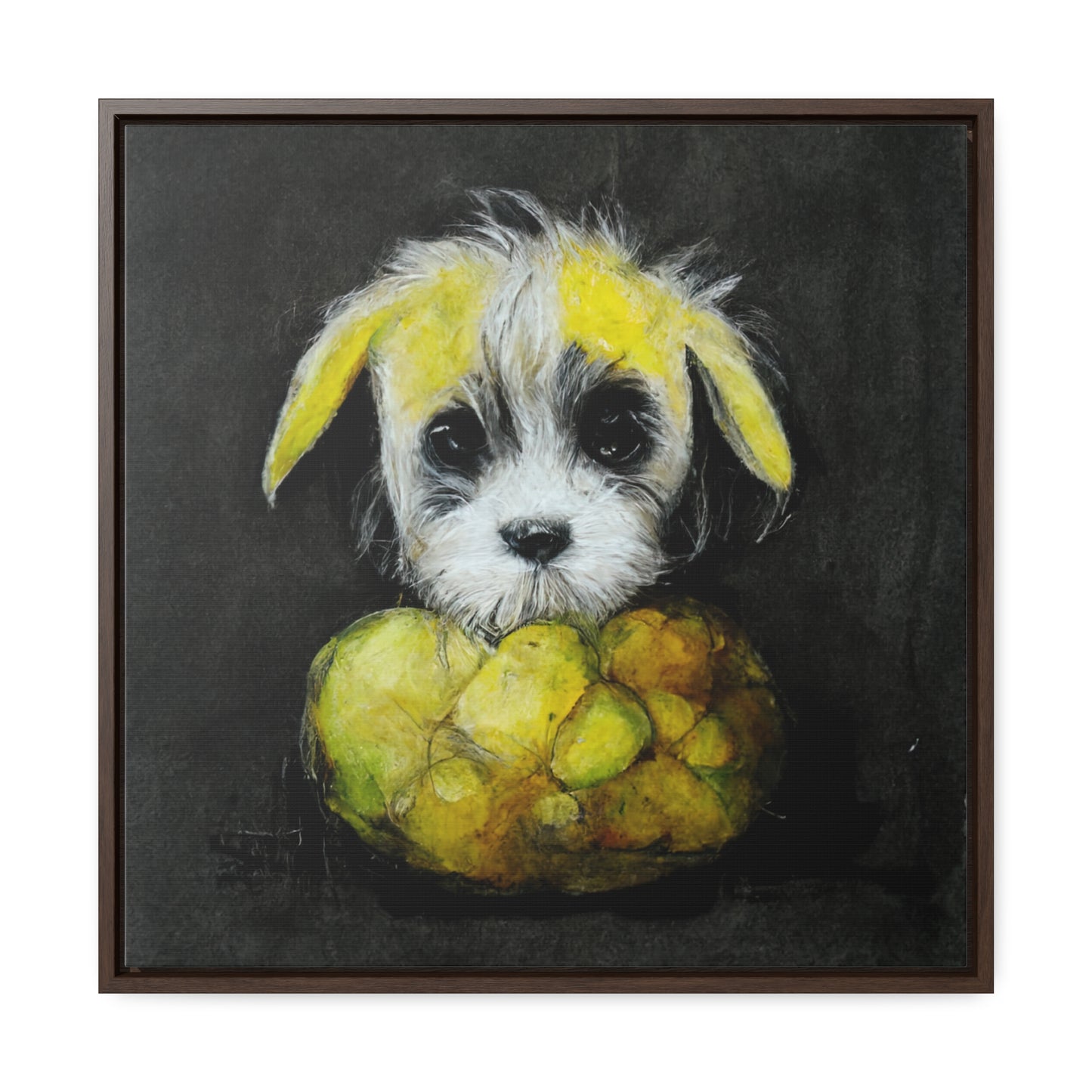 Dogs and Puppies 7, Valentinii, Gallery Canvas Wraps, Square Frame