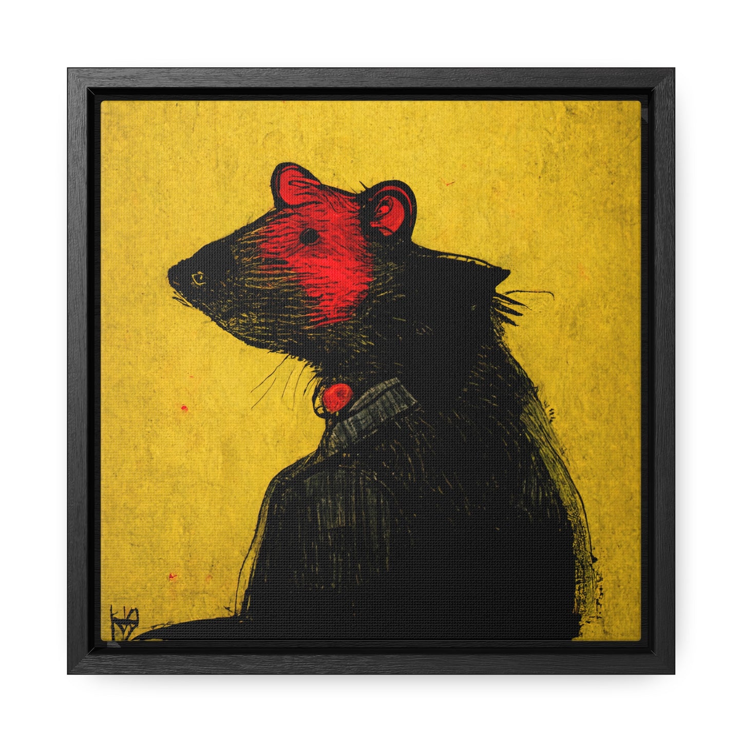 Urban Rat 3, Valentinii, Gallery Canvas Wraps, Square Frame