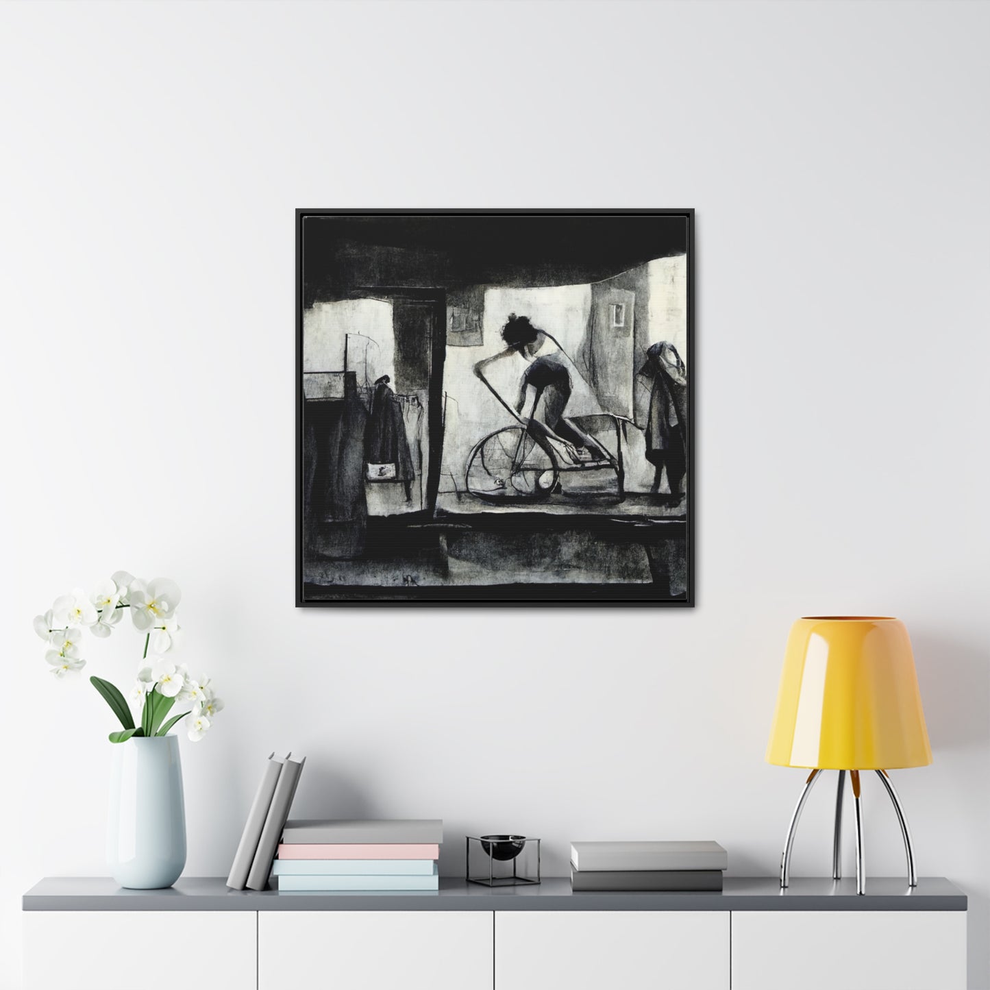 Domestic Memories 19, Valentinii, Gallery Canvas Wraps, Square Frame