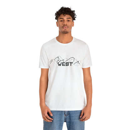 West, Unisex Jersey Short Sleeve Tee