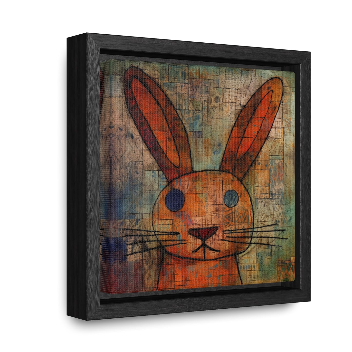 Rabbit 14, Gallery Canvas Wraps, Square Frame