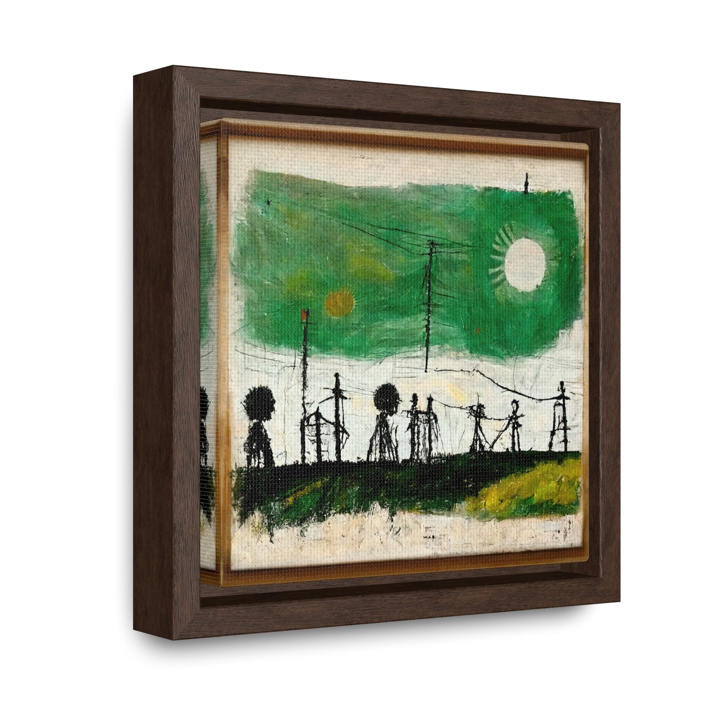 Land of the Sun 34, Valentinii, Gallery Canvas Wraps, Square Frame