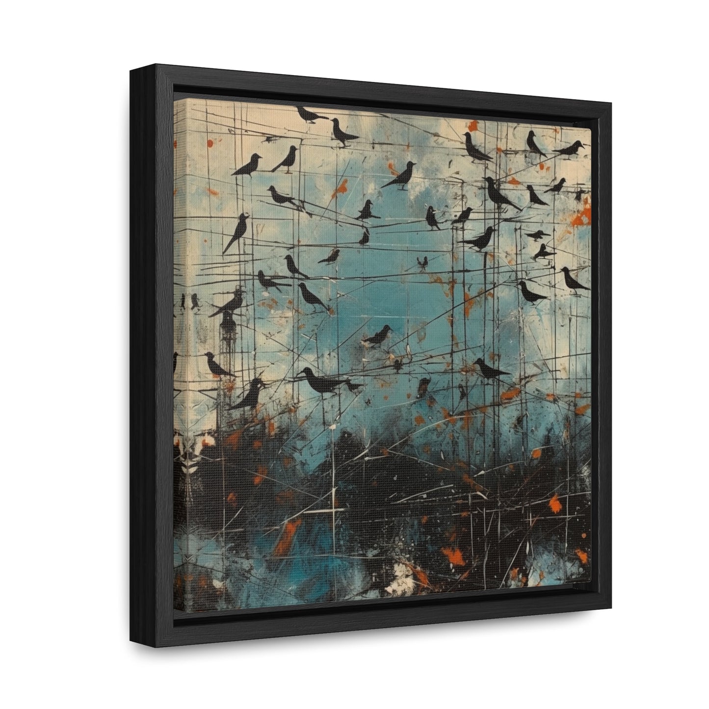 Bird 32, Gallery Canvas Wraps, Square Frame