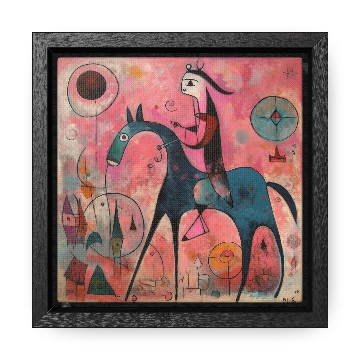 The Dreams of the Child 7, Gallery Canvas Wraps, Square Frame