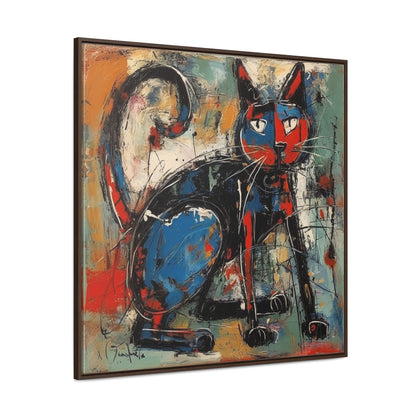 Cat 39, Gallery Canvas Wraps, Square Frame