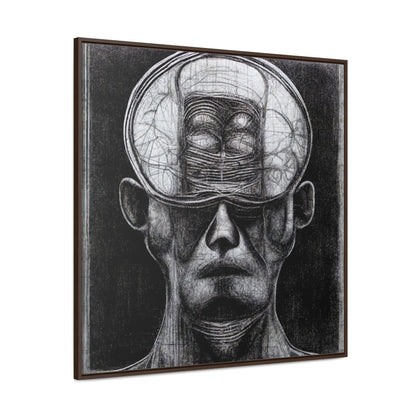 Brain 35, Valentinii, Gallery Canvas Wraps, Square Frame