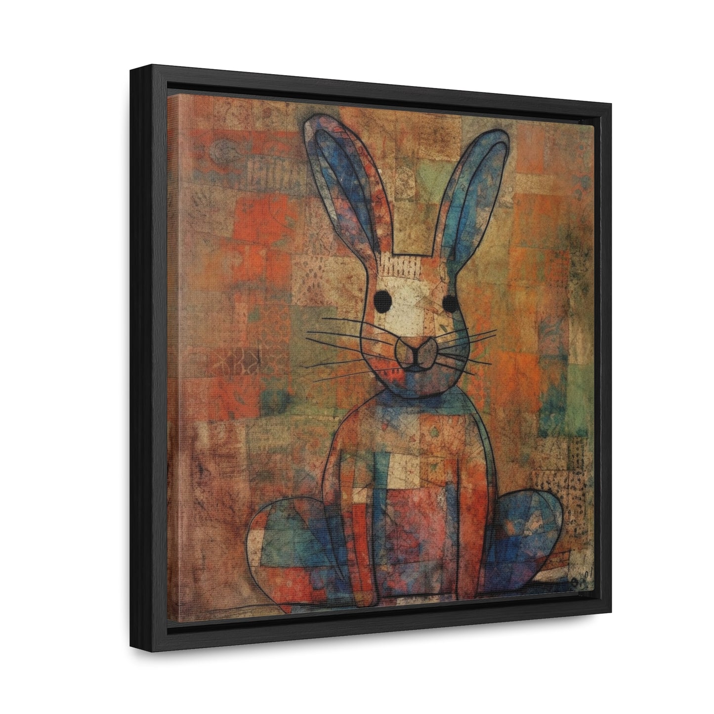 Rabbit 24, Gallery Canvas Wraps, Square Frame