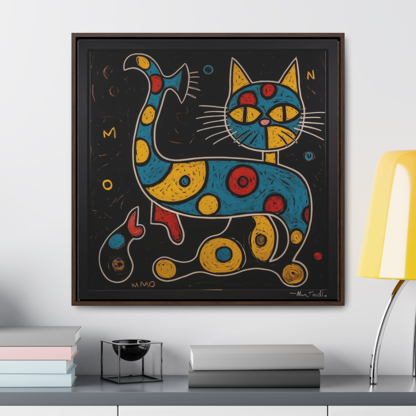 Cat 125, Gallery Canvas Wraps, Square Frame