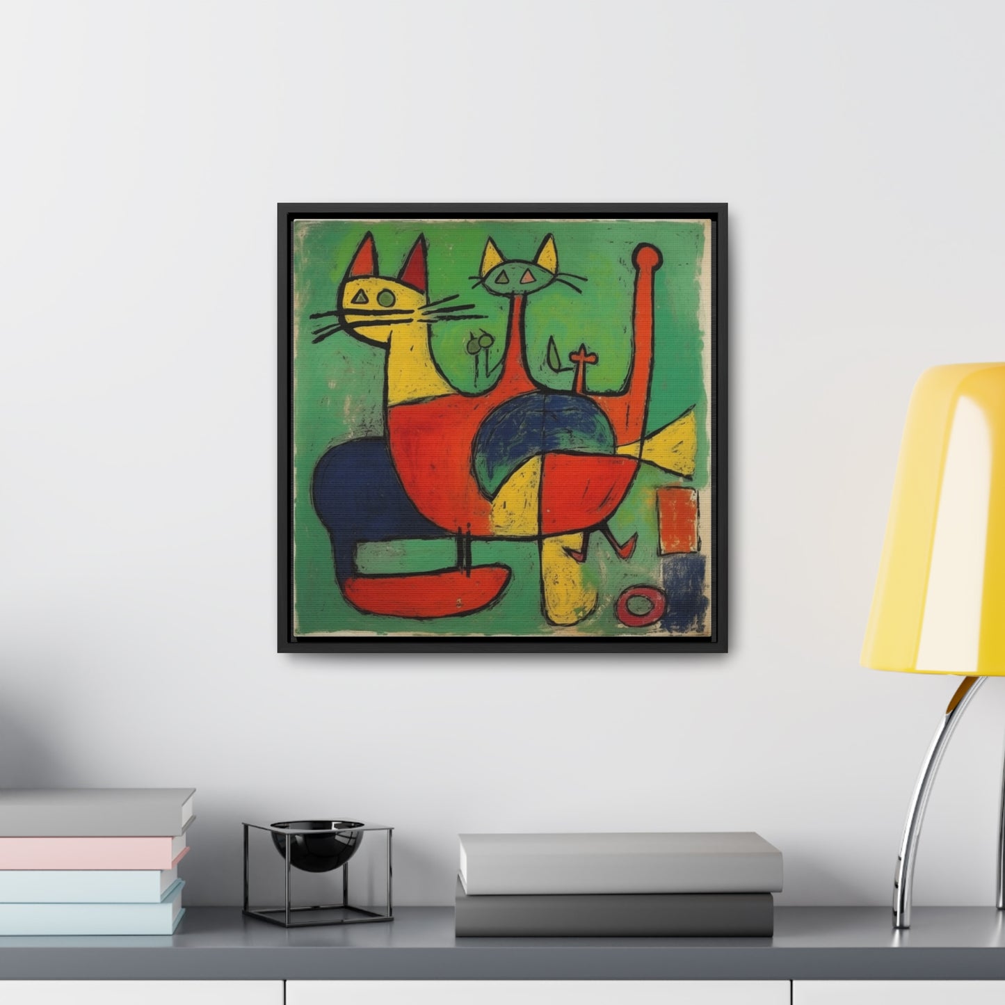 Cat 148, Gallery Canvas Wraps, Square Frame