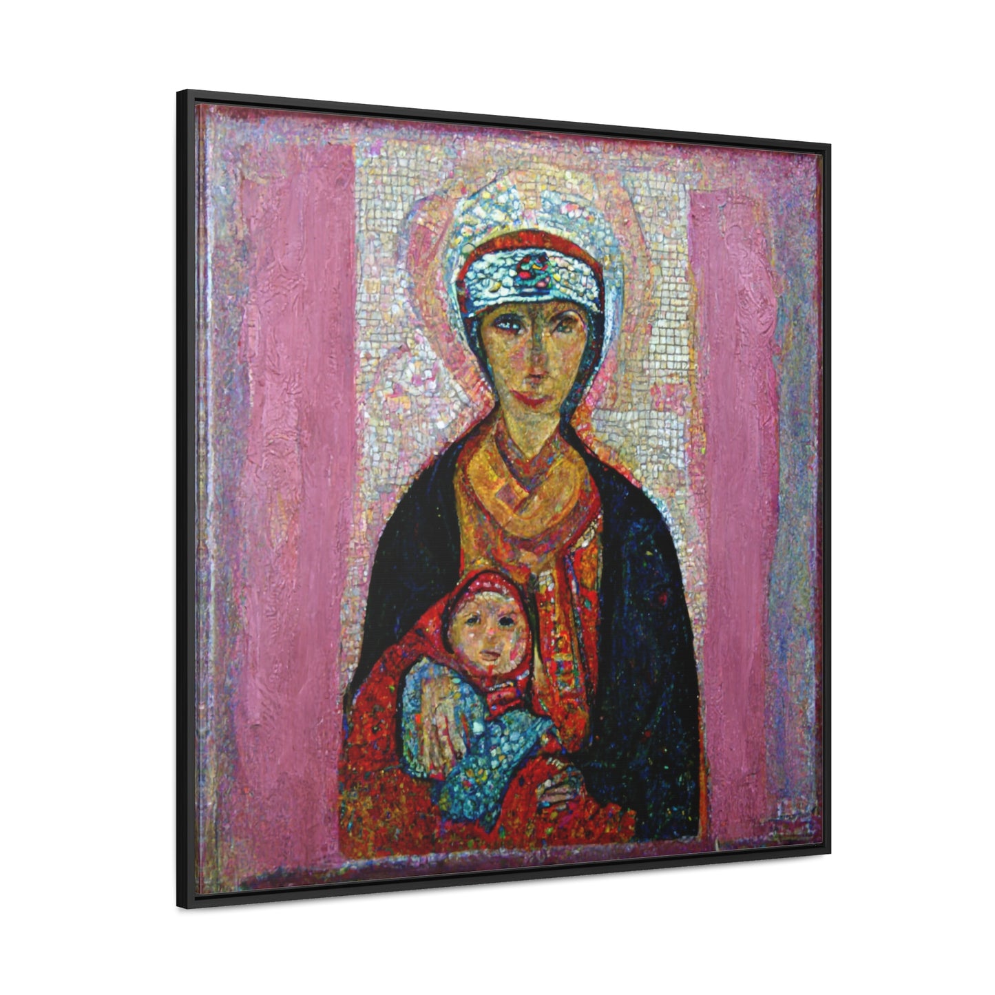 Mary and the Child 23, Valentinii, Gallery Canvas Wraps, Square Frame