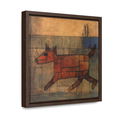 V Dog 9, Gallery Canvas Wraps, Square Frame