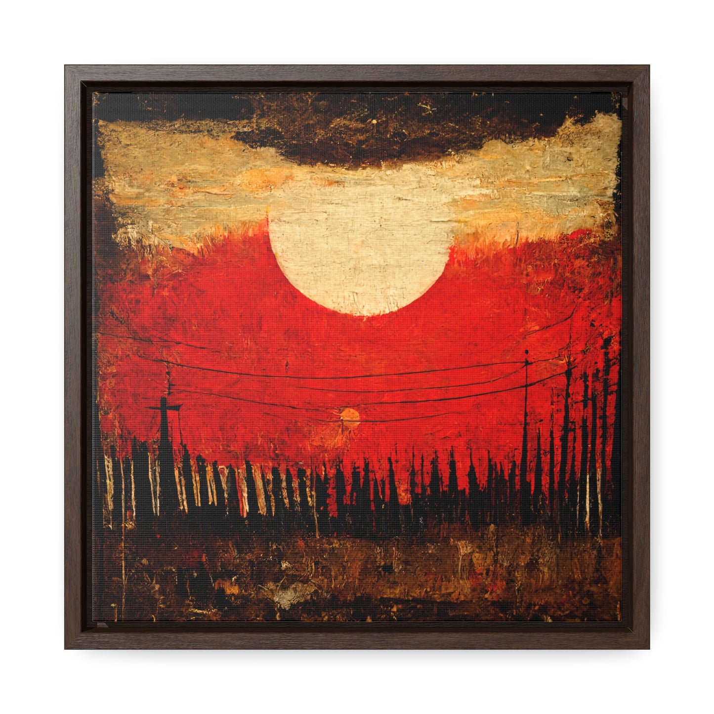 Land of the Sun 12, Valentinii, Gallery Canvas Wraps, Square Frame