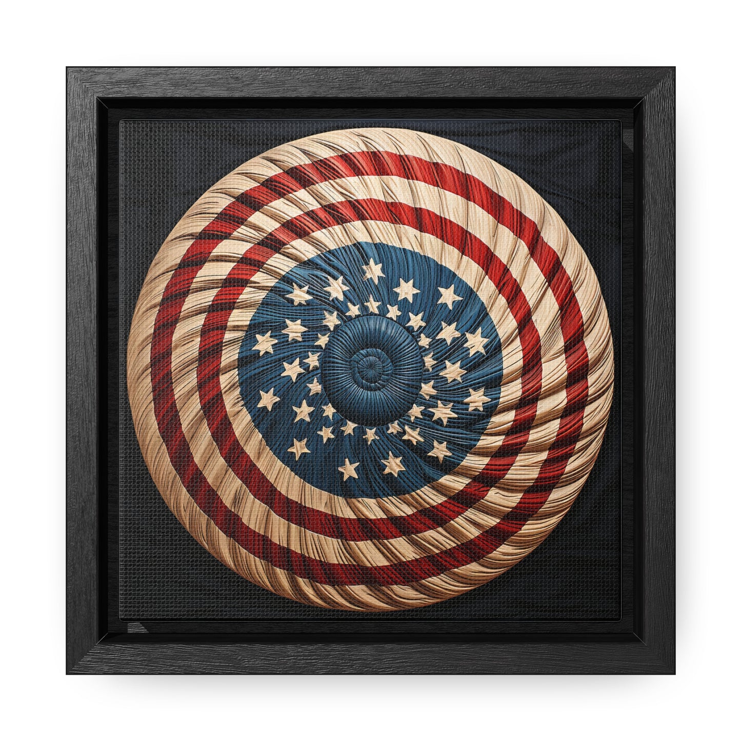 Flag 16, Gallery Canvas Wraps, Square Frame