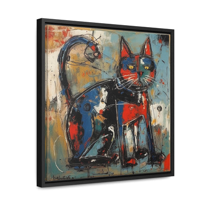 Cat 87, Gallery Canvas Wraps, Square Frame