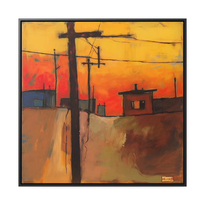 Land of the Sun 72, Valentinii, Gallery Canvas Wraps, Square Frame