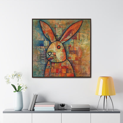 Rabbit 3, Gallery Canvas Wraps, Square Frame