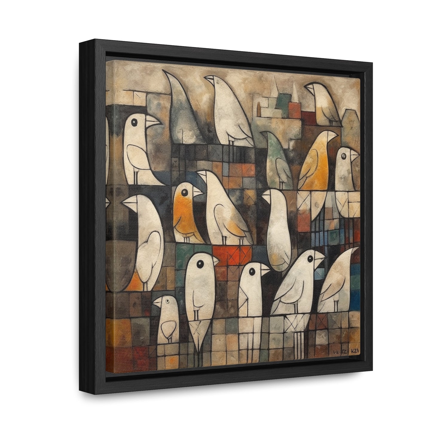 Bird 13, Gallery Canvas Wraps, Square Frame