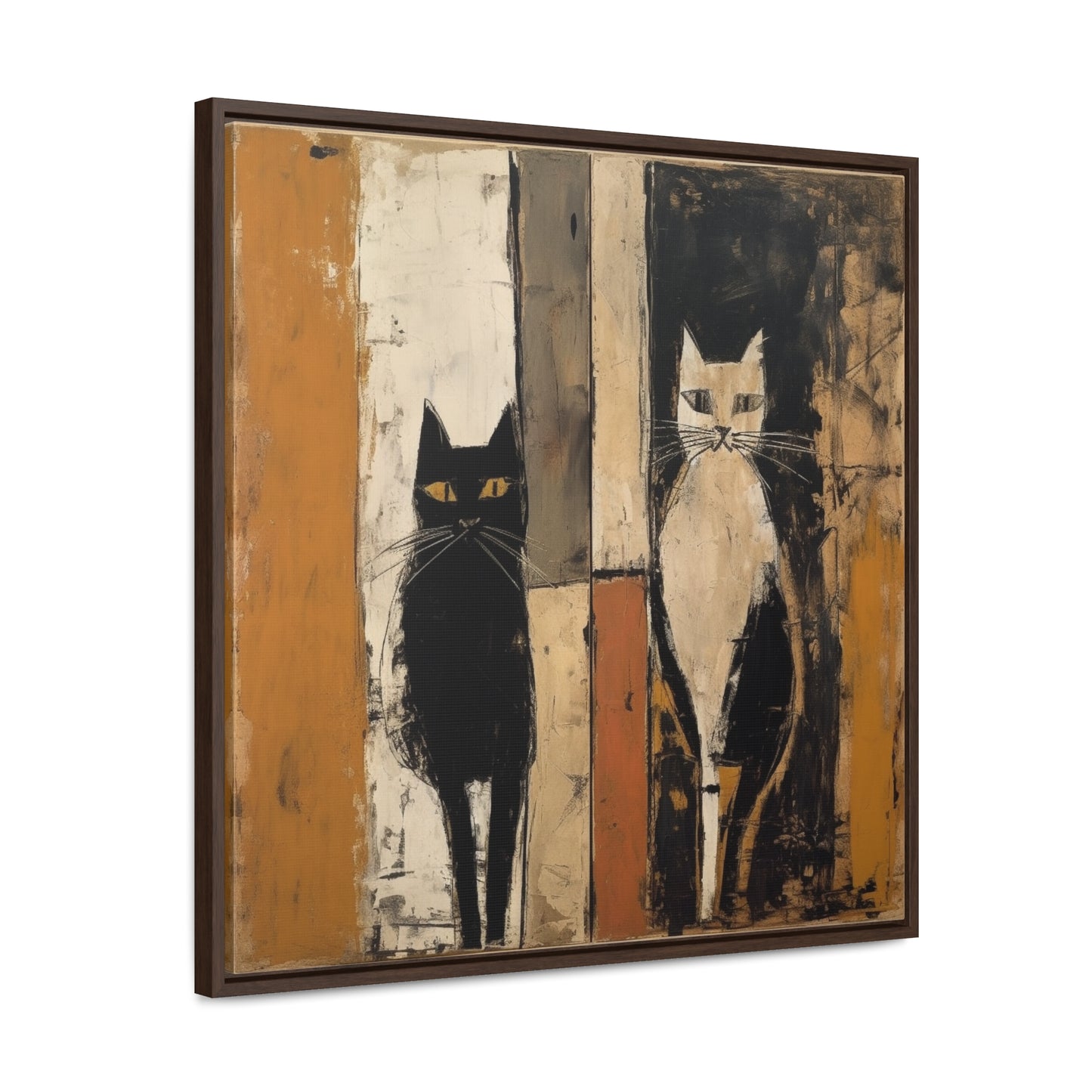 Cat 9, Gallery Canvas Wraps, Square Frame