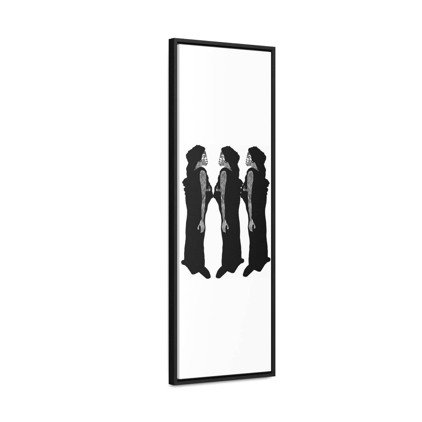 Three Women, Original Eduard Pavel, Gallery Canvas Wraps, Vertical Frame