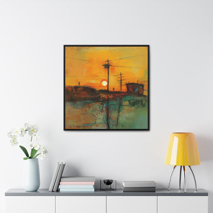 Land of the Sun 54, Valentinii, Gallery Canvas Wraps, Square Frame