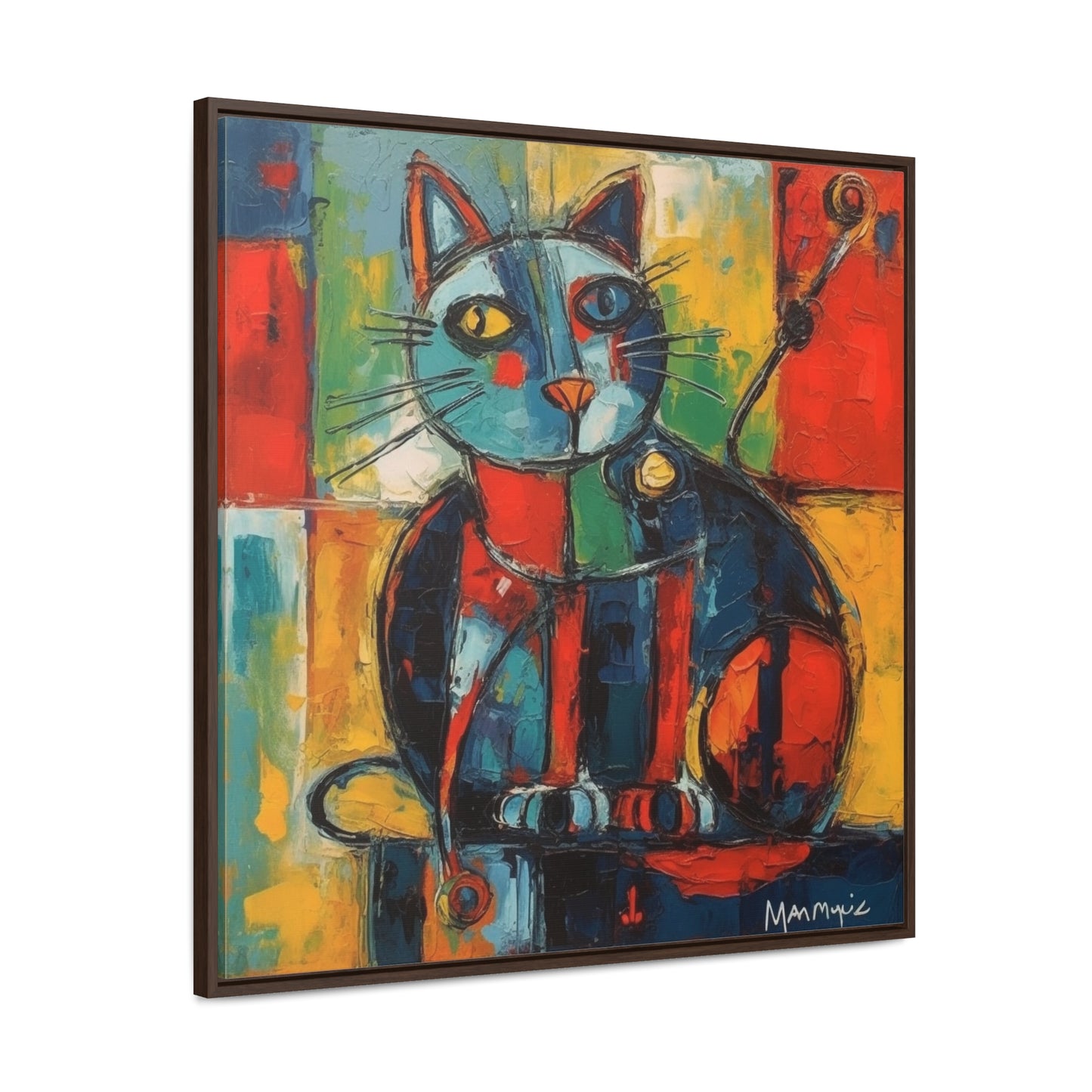 Cat 65, Gallery Canvas Wraps, Square Frame