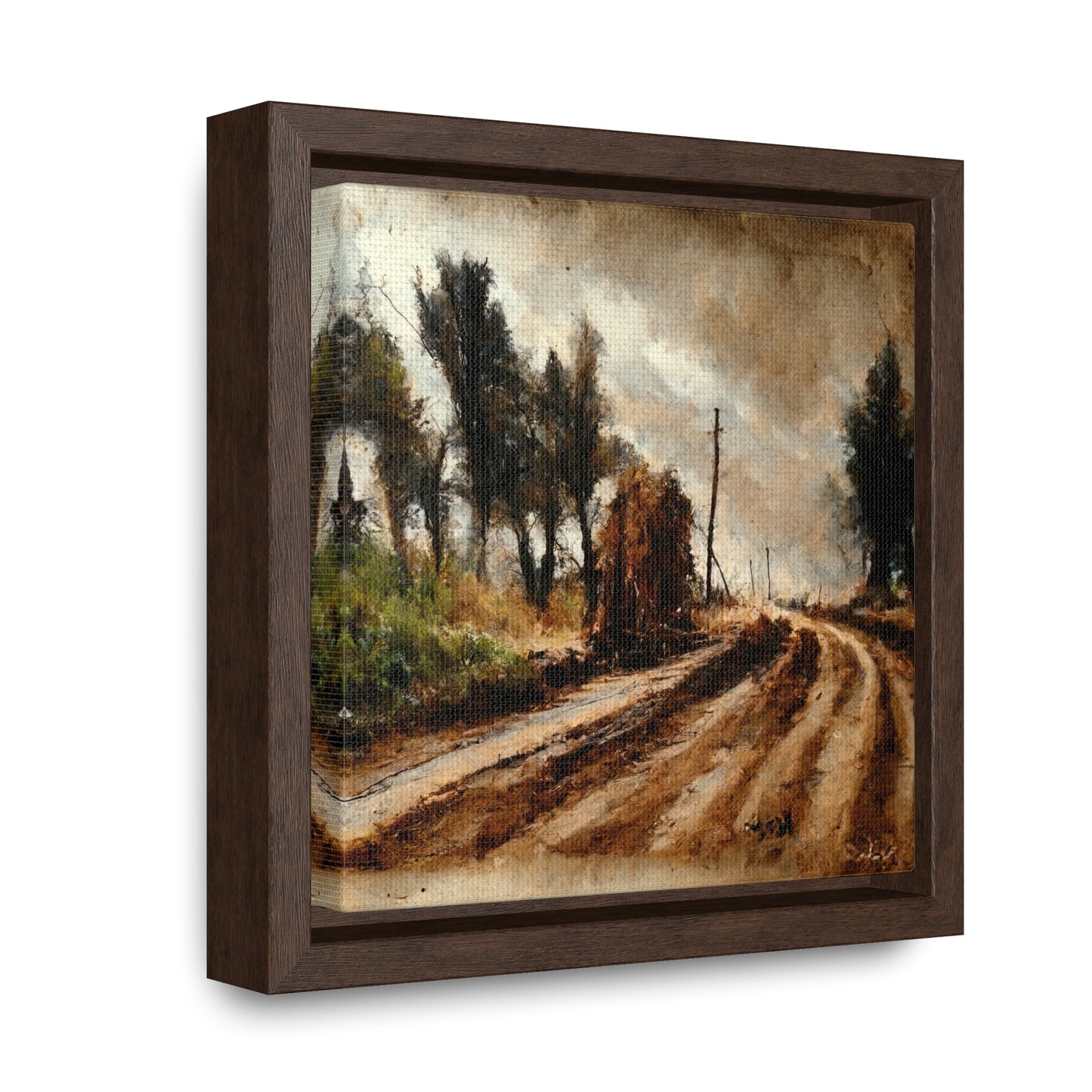 To the Rainy Land 10, Valentinii, Gallery Canvas Wraps, Square Frame