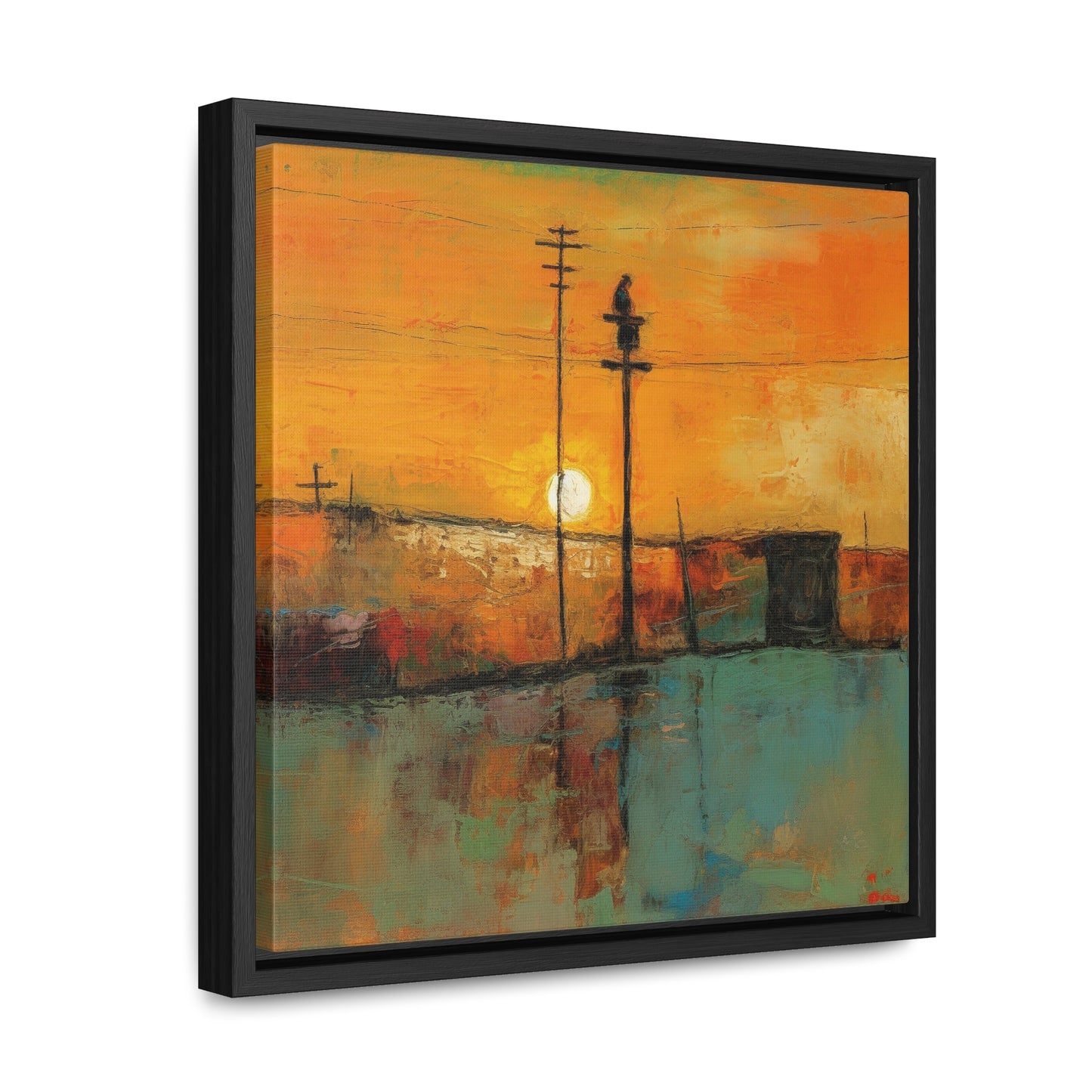 Land of the Sun 48, Valentinii, Gallery Canvas Wraps, Square Frame