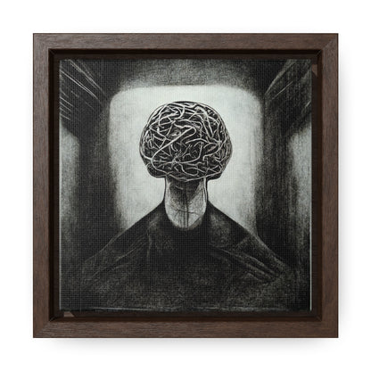 Brain 16, Valentinii, Gallery Canvas Wraps, Square Frame