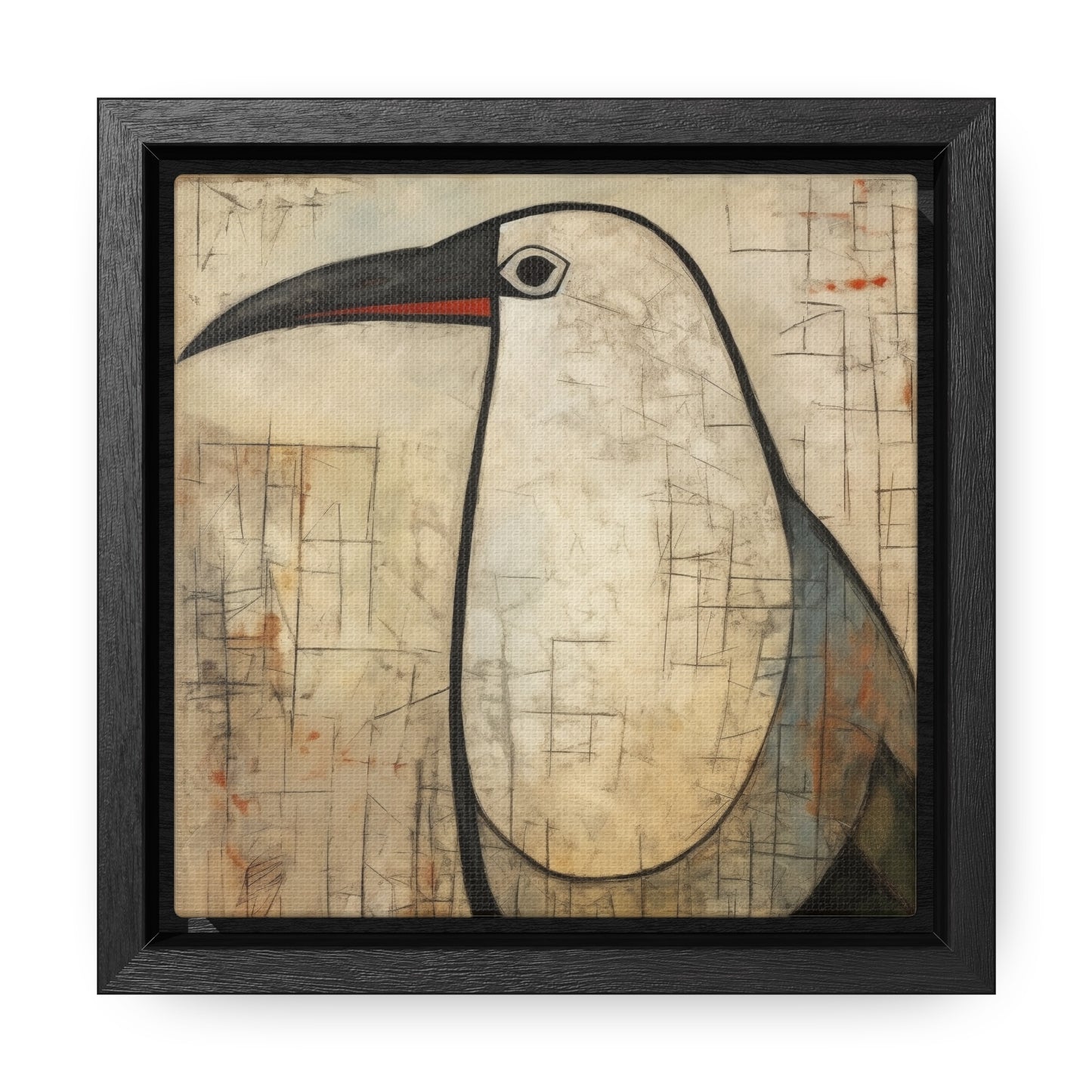 Bird 3, Gallery Canvas Wraps, Square Frame