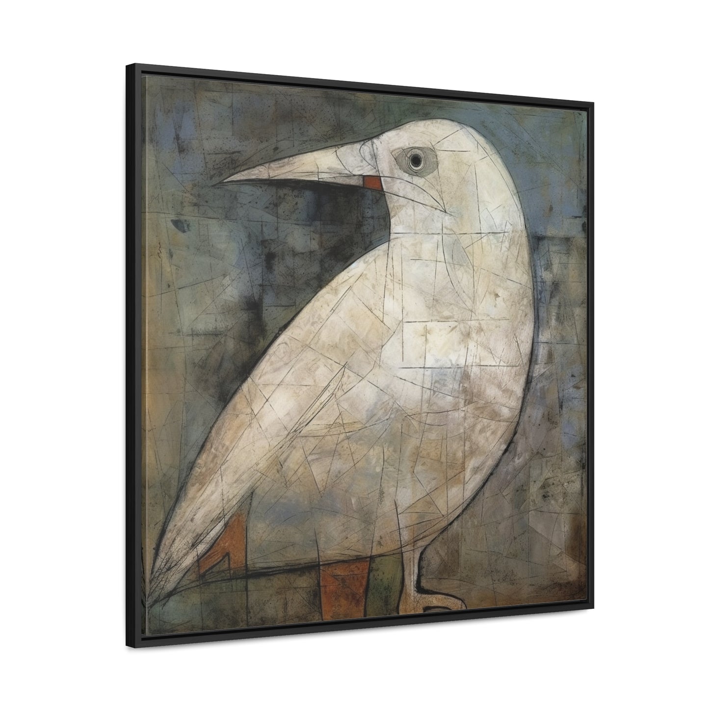 Bird 7, Gallery Canvas Wraps, Square Frame