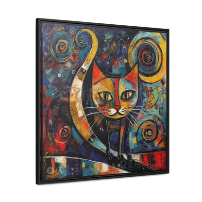 Cat 118, Gallery Canvas Wraps, Square Frame