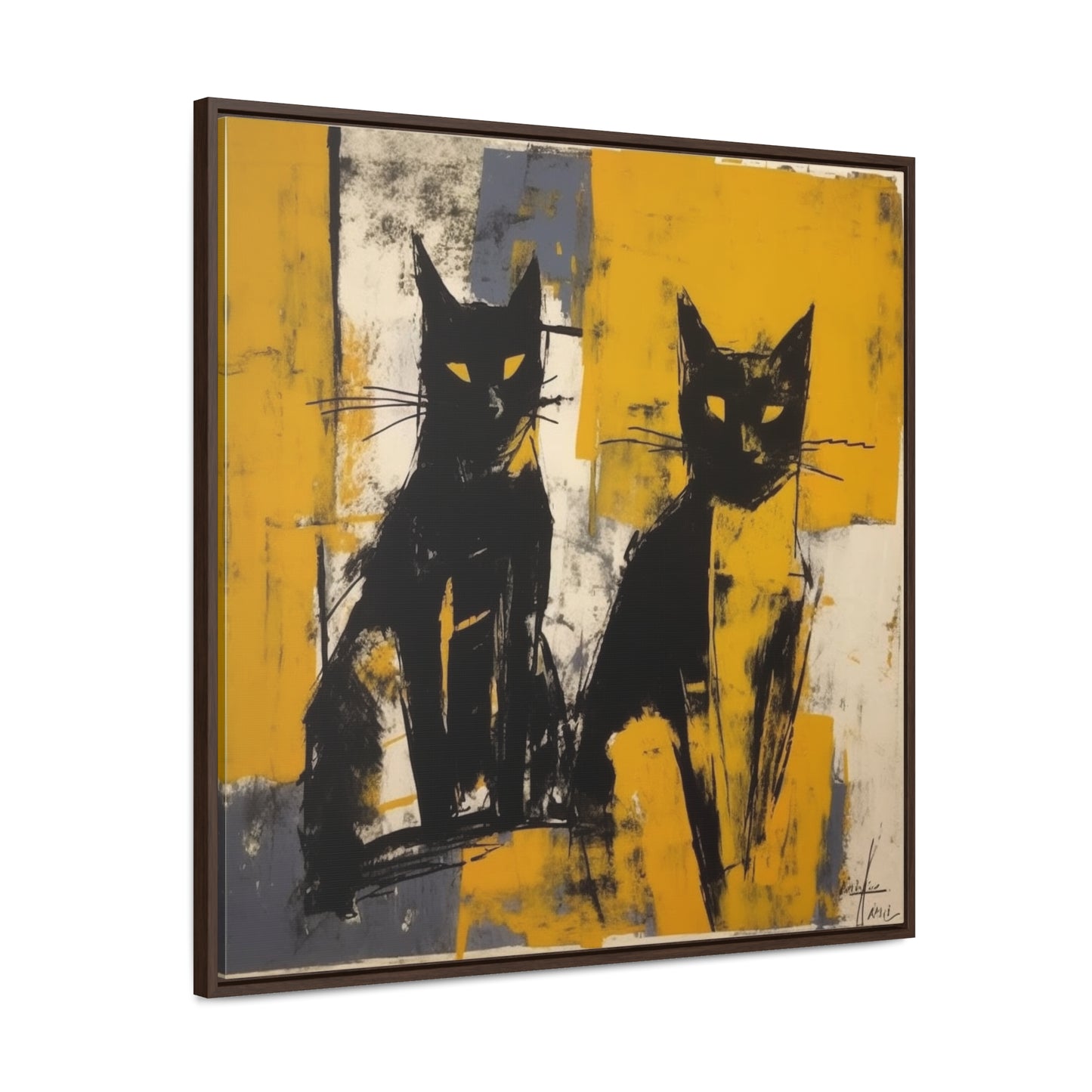 Cat 14, Gallery Canvas Wraps, Square Frame