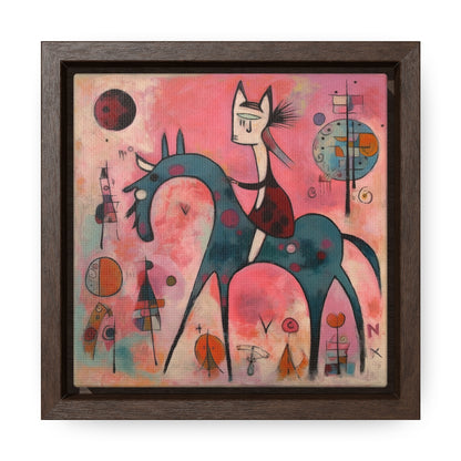 The Dreams of the Child 55, Gallery Canvas Wraps, Square Frame