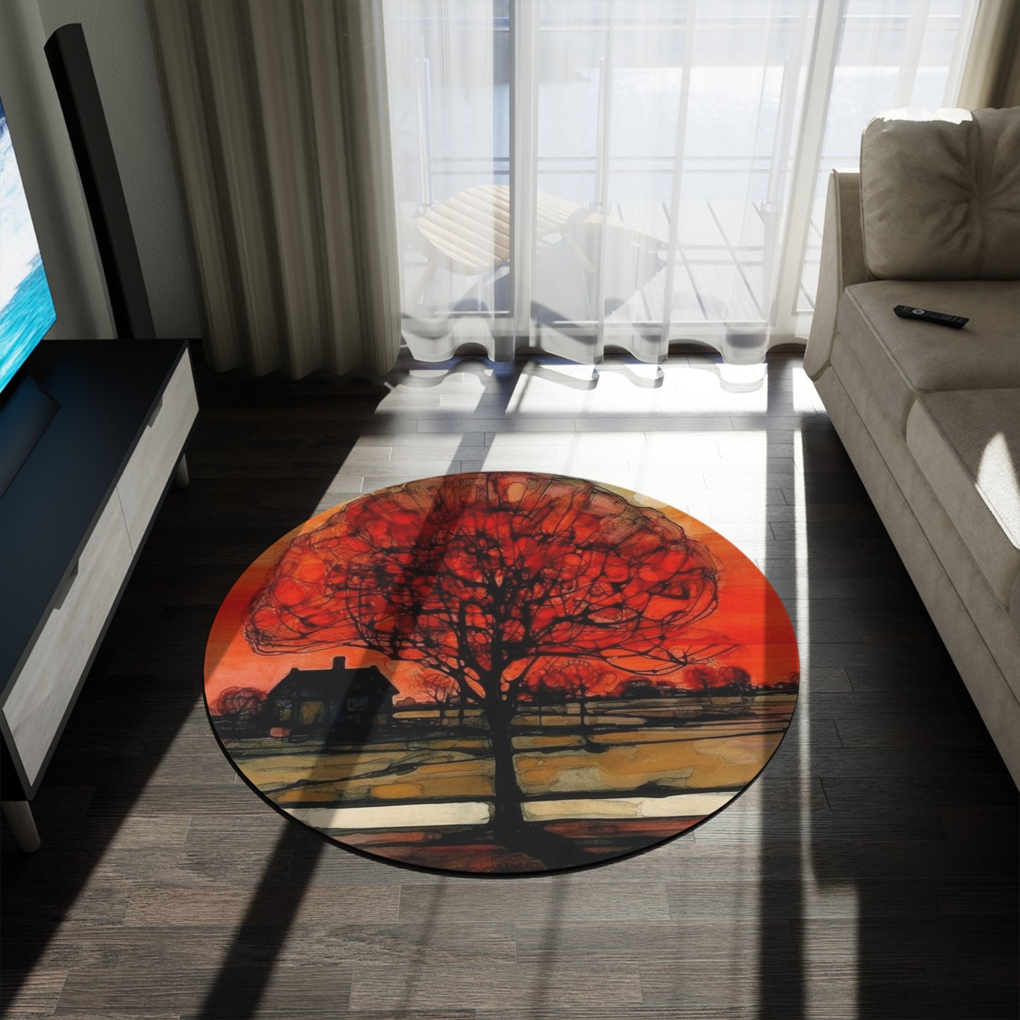 Tree 2,  Round Rug