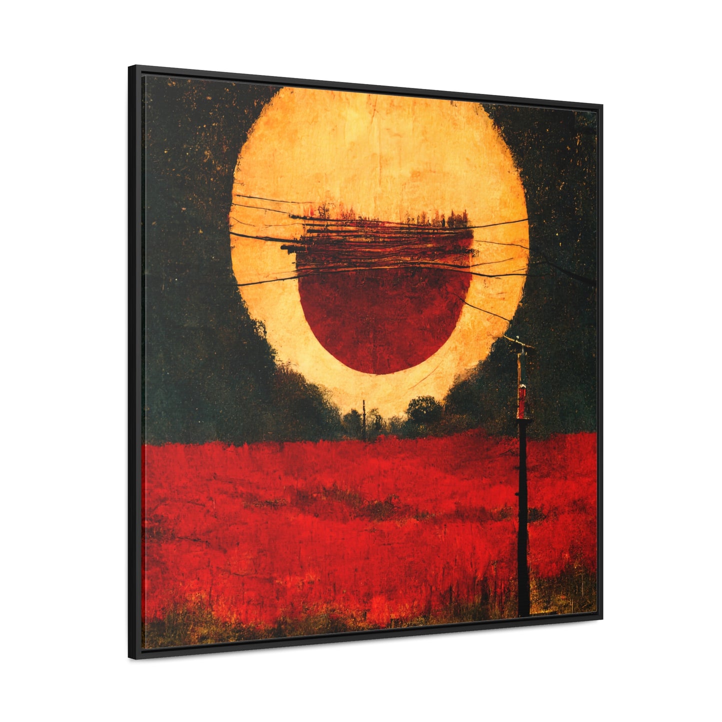 Land of the Sun 17, Valentinii, Gallery Canvas Wraps, Square Frame