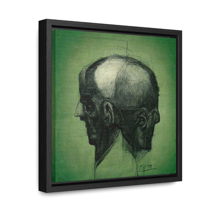 Heads 17, Valentinii, Gallery Canvas Wraps, Square Frame