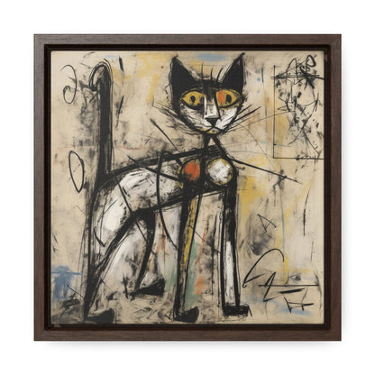 Cat 44, Gallery Canvas Wraps, Square Frame