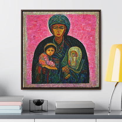 Mary and the Child 28, Valentinii, Gallery Canvas Wraps, Square Frame