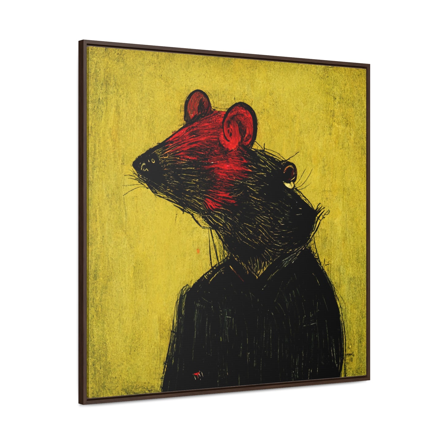 Urban Rat 4, Valentinii, Gallery Canvas Wraps, Square Frame