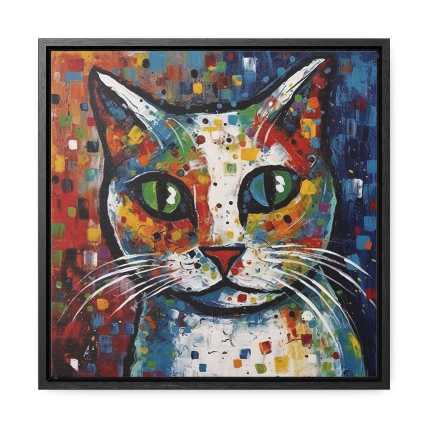 Cat 130, Gallery Canvas Wraps, Square Frame