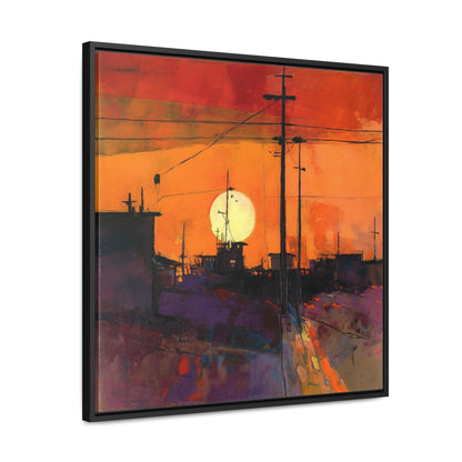 Land of the Sun 73, Valentinii, Gallery Canvas Wraps, Square Frame