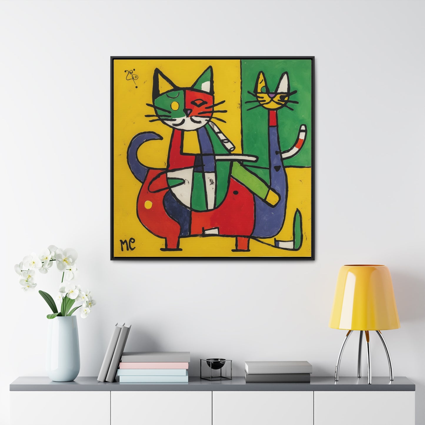 Cat 150, Gallery Canvas Wraps, Square Frame