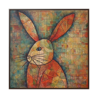 Rabbit 20, Gallery Canvas Wraps, Square Frame