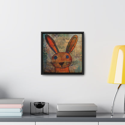 Rabbit 9, Gallery Canvas Wraps, Square Frame